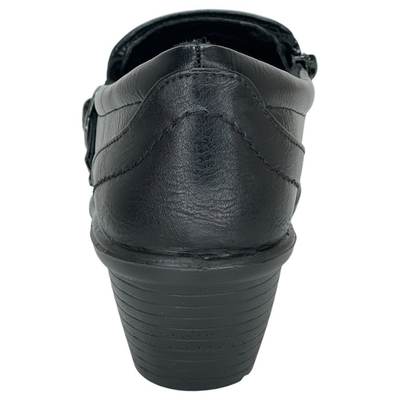 Easy Street Stroll Black Faux Leather Womens Shooties Size 6M - Picture 4 of 10